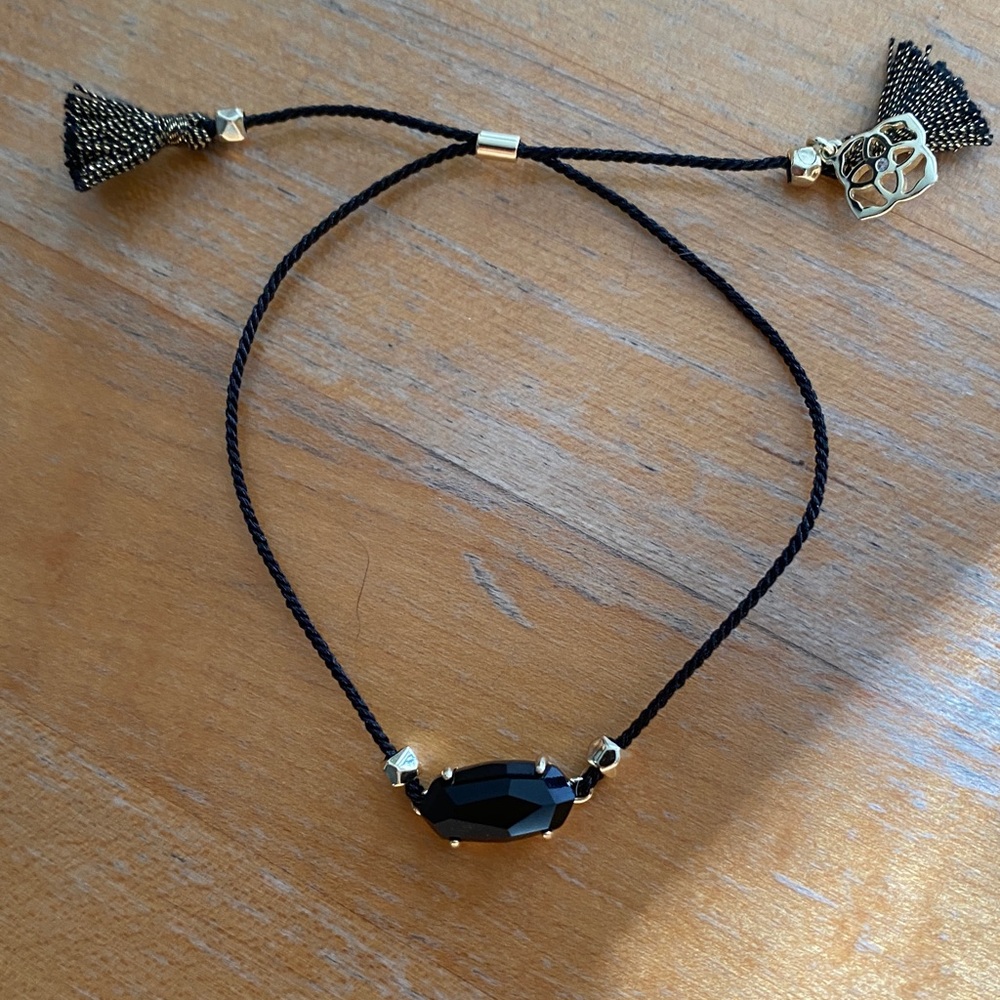 Kendra Scott Black Adjustable Cord Bracelet